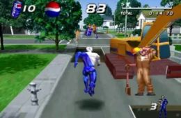 Скриншот из игры «Pepsiman»