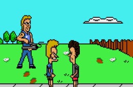 Скриншот из игры «Beavis and Butt-head»