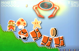 Скриншот из игры «Nintendo Badge Arcade»