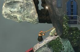 Скриншот из игры «Getting Over It with Bennett Foddy»