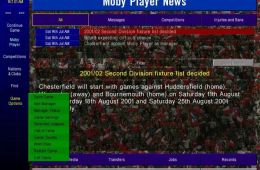 Скриншот из игры «Championship Manager: Season 01/02»