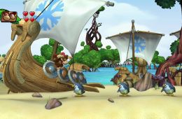 Скриншот из игры «Donkey Kong Country: Tropical Freeze»