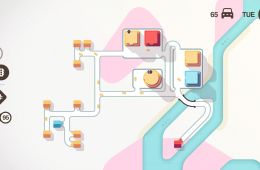 Скриншот из игры «Mini Motorways»