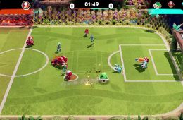 Скриншот из игры «Mario Strikers: Battle League»