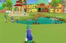 Скриншот из игры «Toontown Online»