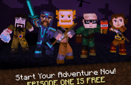 Скриншот из игры «Minecraft: Story Mode»
