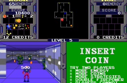Скриншот из игры «Xybots»