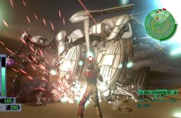 Скриншот из игры «Earth Defense Force 2017»