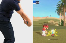 Скриншот из игры «Mario Golf: Super Rush»