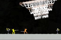 Скриншот из игры «Nidhogg»