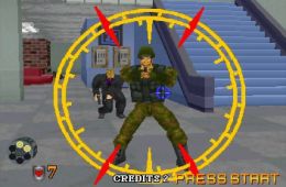 Скриншот из игры «Virtua Cop 2»