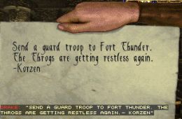 Скриншот из игры «Stonekeep»