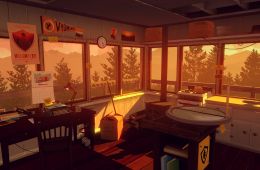 Скриншот из игры «Firewatch»