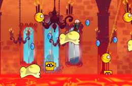 Скриншот из игры «Cloudberry Kingdom»