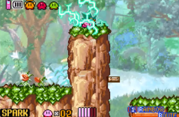Скриншот из игры «Kirby & the Amazing Mirror»