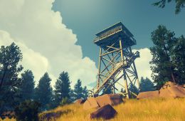 Скриншот из игры «Firewatch»