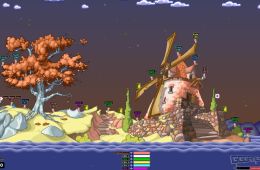 Скриншот из игры «Worms 2»
