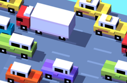 Скриншот из игры «Crossy Road»