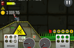 Скриншот из игры «Hill Climb Racing»