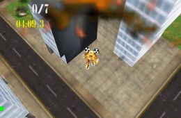 Скриншот из игры «Blast Corps»