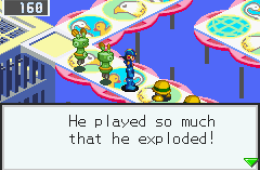 Скриншот из игры «Mega Man Battle Network 3 Blue»