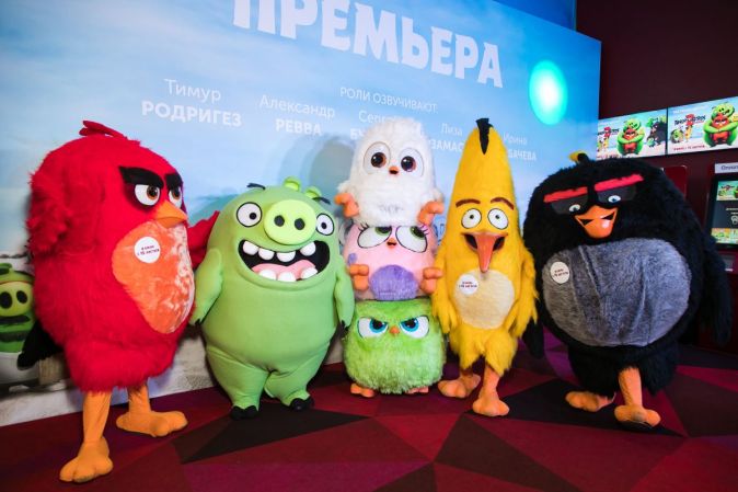 Премьера анимационной комедии «ANGRY BIRDS 2 В КИНО» в Москве